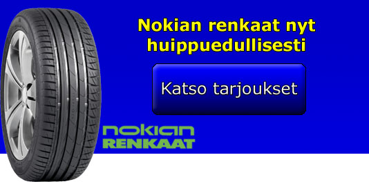 Nokian-renkaat edullisesti Vannetukusta